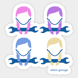 Hair Colors Sticker